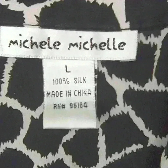 "Michele Michele" women's long sleeve blouse - Picture 3 of 8